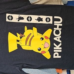 Blue size Sm(6/7) Pokémon tshirt